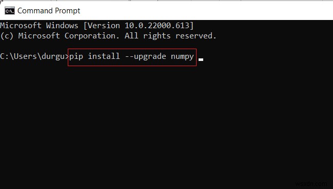 วิธีการติดตั้ง NumPy บน Windows 10 