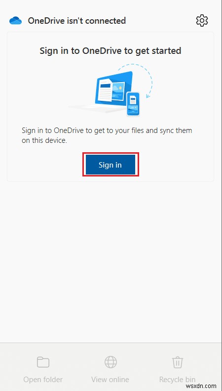 แก้ไขข้อผิดพลาด OneDrive 0x8007016a ใน Windows 10 