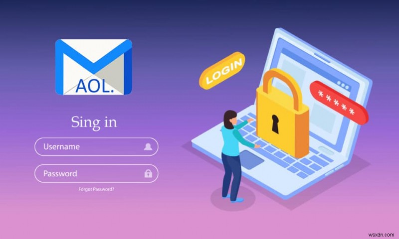 วิธีการลงชื่อเข้าใช้ AOL Mail ใน Windows 10