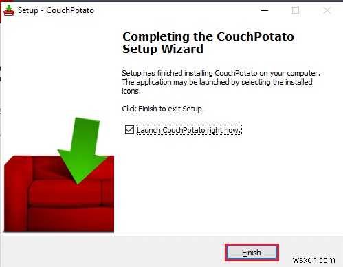 วิธีตั้งค่า CouchPotato บน Windows 10 