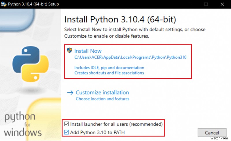 คำสั่งแก้ไขล้มเหลวด้วยรหัสข้อผิดพลาด 1 Python Egg Info 