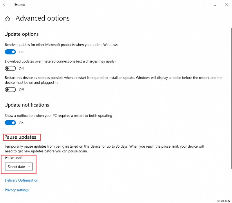 แก้ไข Windows Update ตลอดกาลใน Windows 10 