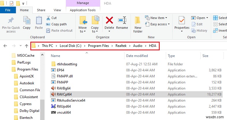 แก้ไข Realtek Audio Manager ไม่เปิดใน Windows 10 