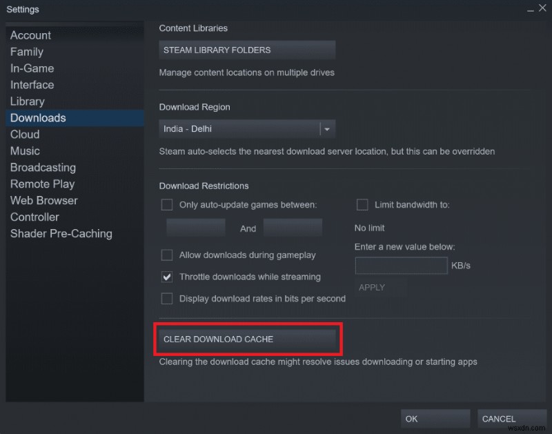 แก้ไข Steam Client Bootstrapper ไม่ตอบสนองใน Windows 10 