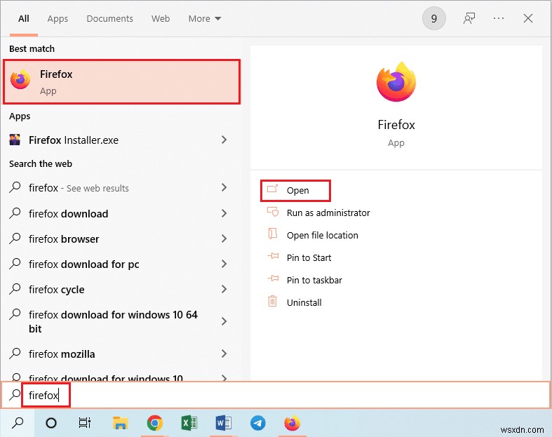แก้ไขข้อผิดพลาดไฟล์ Firefox PR ใน Windows 10