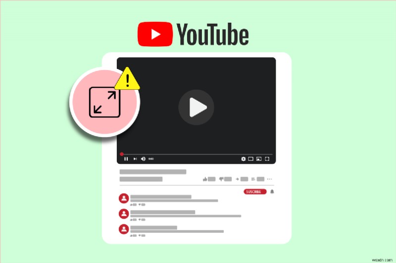 แก้ไข YouTube เต็มหน้าจอไม่ทำงานใน Windows 10