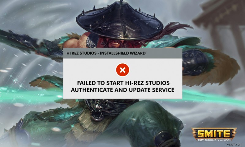 แก้ไข Hi Rez Studios ตรวจสอบและอัปเดตข้อผิดพลาดของบริการ 