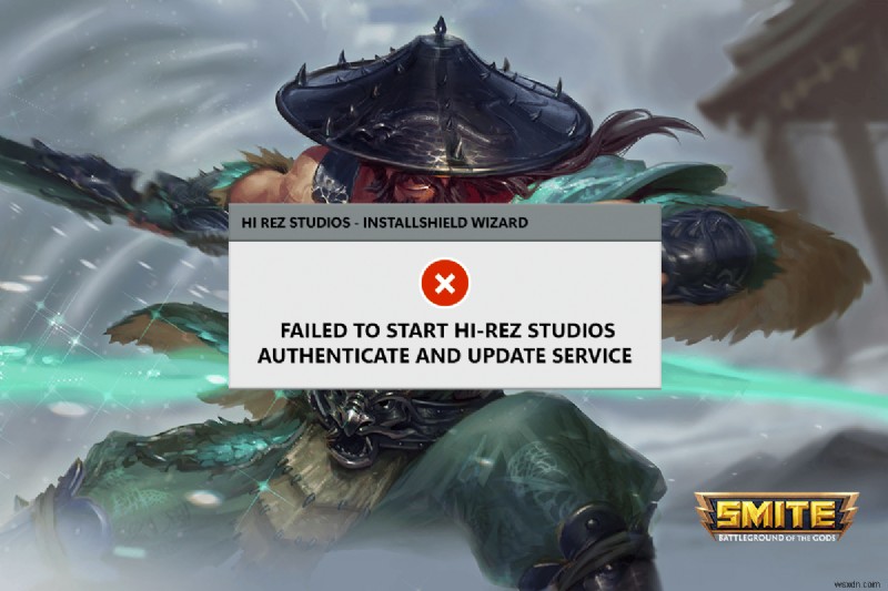 แก้ไข Hi Rez Studios ตรวจสอบและอัปเดตข้อผิดพลาดของบริการ 