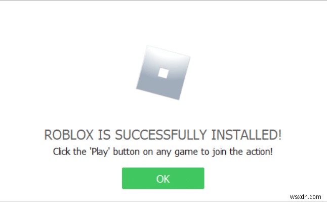 แก้ไข Roblox จะไม่ติดตั้งใน Windows 10