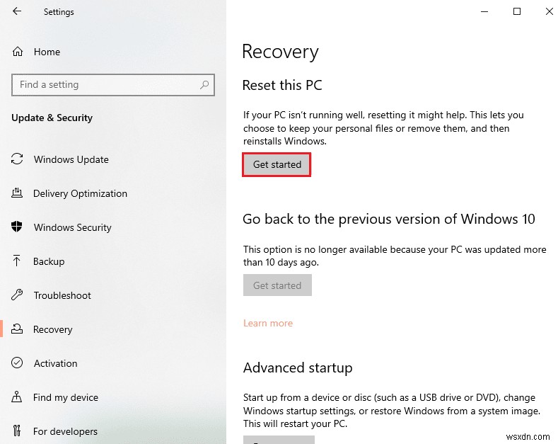 แก้ไขข้อผิดพลาดแอปพลิเคชัน Esrv.exe ใน Windows 10 