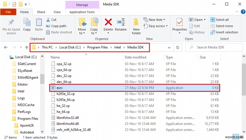 แก้ไขข้อผิดพลาดแอปพลิเคชัน Esrv.exe ใน Windows 10 