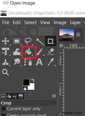 วิธีเปลี่ยนสีใน GIMP 