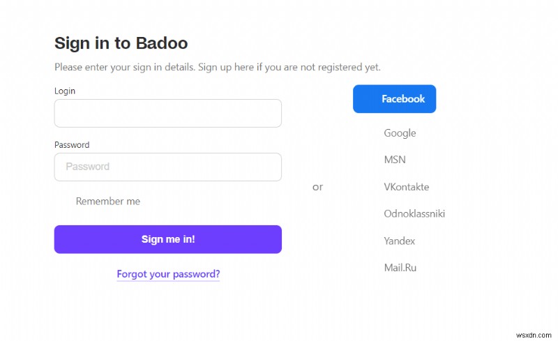 วิธีการลบบัญชี Badoo 