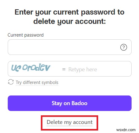 วิธีการลบบัญชี Badoo 