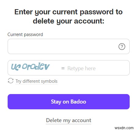 วิธีการลบบัญชี Badoo 