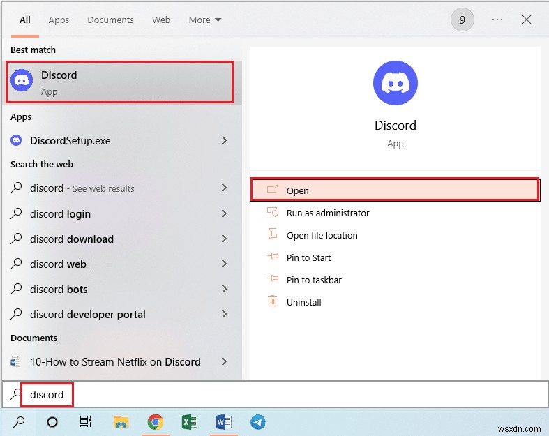 แก้ไข Red Dot บนไอคอน Discord ใน Windows 10