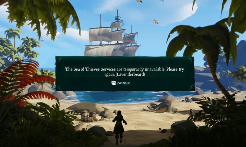 Fix Sea of ​​Thieves Services ไม่สามารถใช้งาน Lavenderbeard ได้ชั่วคราว