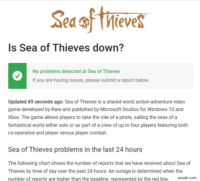 Fix Sea of ​​Thieves Services ไม่สามารถใช้งาน Lavenderbeard ได้ชั่วคราว