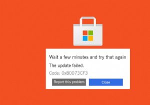 แก้ไข Windows Store Error Code 0x80073CF3 