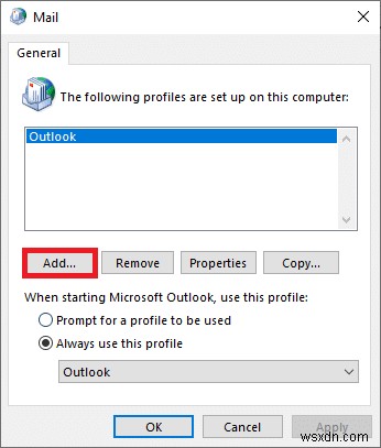แก้ไข Outlook ค้างเมื่อโหลดโปรไฟล์บน Windows 10 