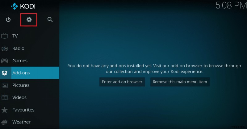 แก้ไขข้อผิดพลาดการค้นหา Kodi บน Windows 10 