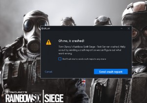 แก้ไข Rainbow Six Siege หยุดทำงานบน Windows 10