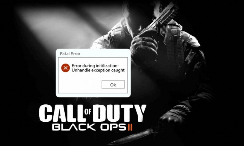 แก้ไข CoD Black Ops 2 ข้อผิดพลาดที่จับข้อยกเว้นที่ไม่สามารถจัดการได้