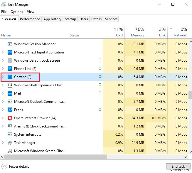 แก้ไขข้อผิดพลาดการระงับ SearchUI.exe บน Windows 10 