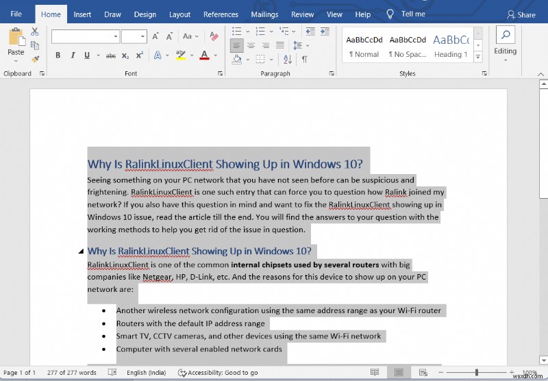 วิธีทำซ้ำหน้าใน Microsoft Word 