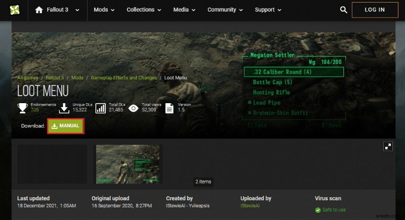 วิธีการติดตั้ง Fallout 3 Mods บน Windows 10 