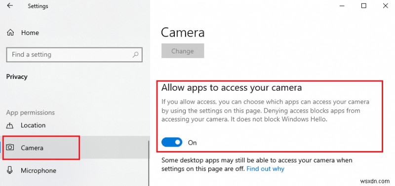 แก้ไขกล้อง Skype ไม่ทำงานบน Windows 10 