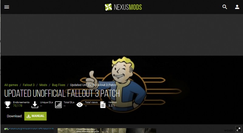 คู่มือข้อขัดข้อง Ultimate Fallout 3 บน Windows 10 
