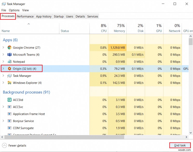 แก้ไข Origin Overlay ไม่ทำงานใน Windows 10 