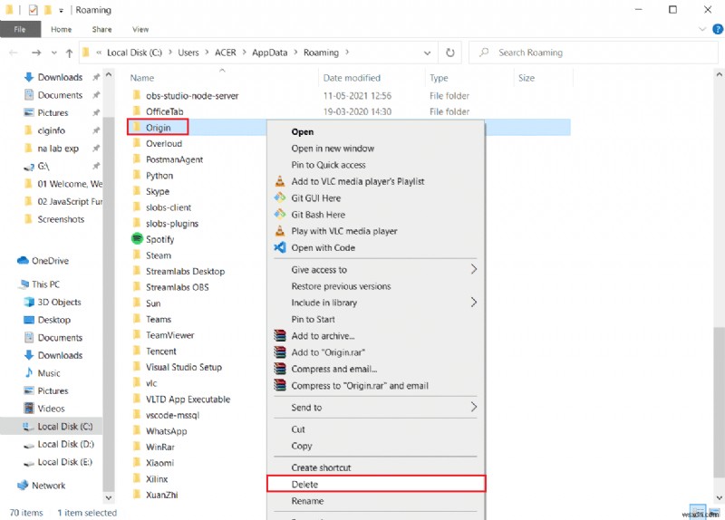 แก้ไข Origin Overlay ไม่ทำงานใน Windows 10 