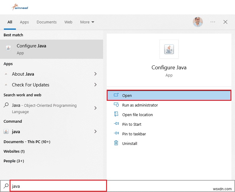 แก้ไข Java TM Platform SE Binary ไม่ตอบสนองใน Windows 10 