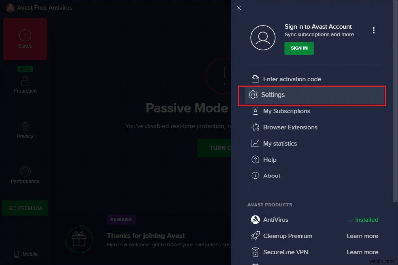 แก้ไข Avast ช่วยปิดใน Windows 10