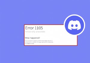 แก้ไขข้อผิดพลาด 1105 Discord ใน Windows 10 