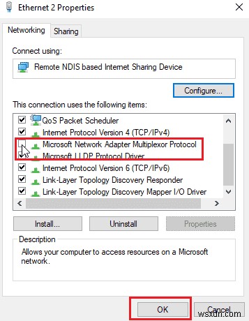 Microsoft Network Adapter Multiplexor Protocol คืออะไร