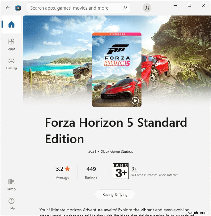 แก้ไข Forza Horizon 5 Crashing ใน Windows 10 