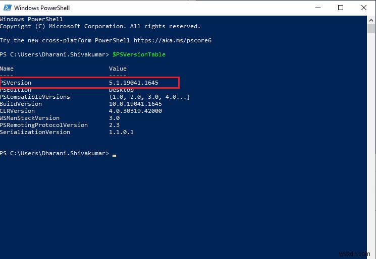 วิธีตรวจสอบเวอร์ชันของ PowerShell ใน Windows 10 