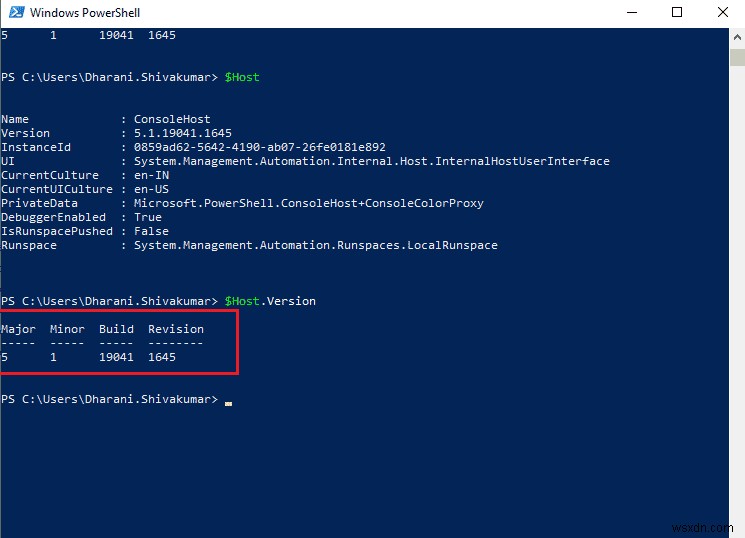 วิธีตรวจสอบเวอร์ชันของ PowerShell ใน Windows 10 