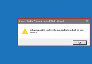 แก้ไข Creative Sound Blaster ไม่พบใน Windows 10 