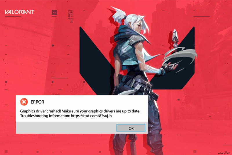 แก้ไขไดรเวอร์กราฟิก Valorant ที่ขัดข้องใน Windows 10 