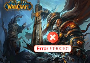 แก้ไขข้อผิดพลาด World of Warcraft 51900101 ใน Windows 10 