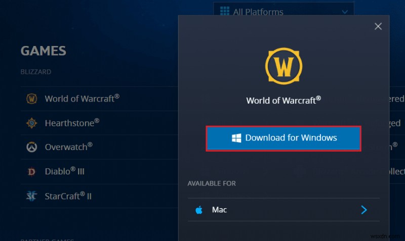 แก้ไขข้อผิดพลาด World of Warcraft 51900101 ใน Windows 10 