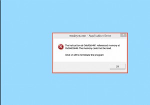 แก้ไขข้อผิดพลาด exe Nvxdsync ใน Windows 10