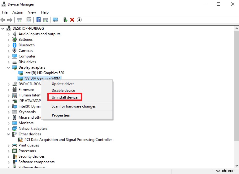 แก้ไขข้อผิดพลาด exe Nvxdsync ใน Windows 10