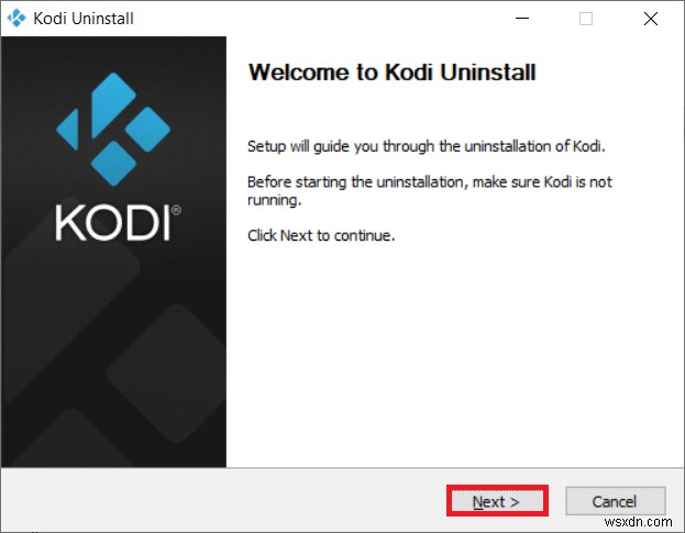 แก้ไขข้อผิดพลาด Kodi ไม่สามารถสร้างแอปพลิเคชันออก 