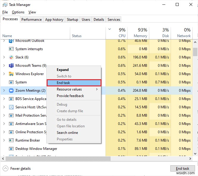 แก้ไขข้อผิดพลาดการซูม 1132 ใน Windows 10 