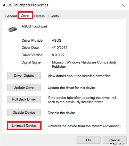 แก้ไขข้อผิดพลาด Alps SetMouseMonitor ใน Windows 10 